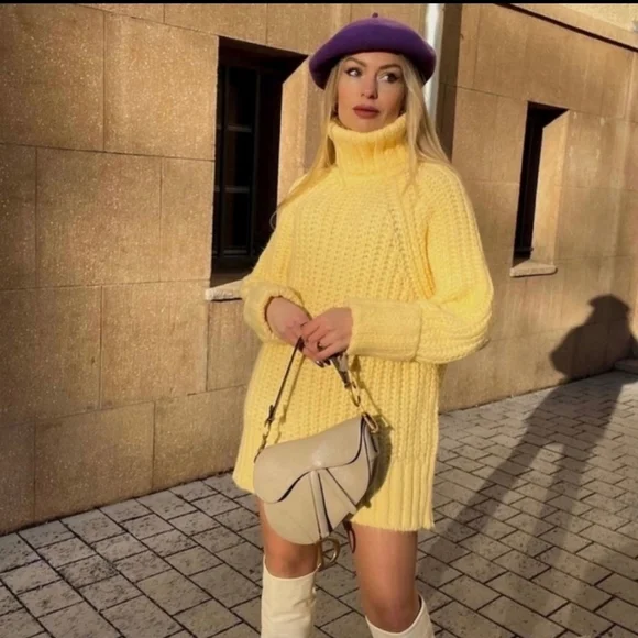 Zara Oversized knit sweater - Picture 2 of 16